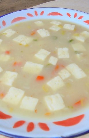 Sopa tradicional colombiana